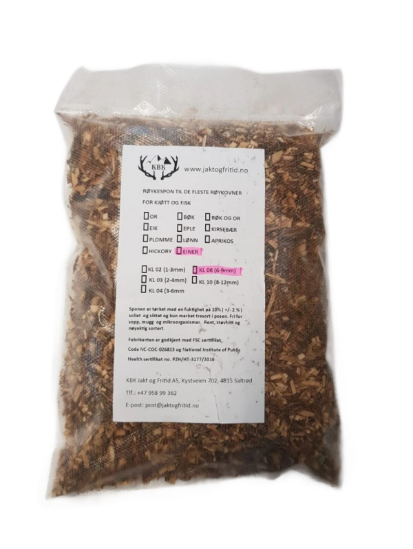 KBK Røykspon Einer 3 liter (6-9mm)