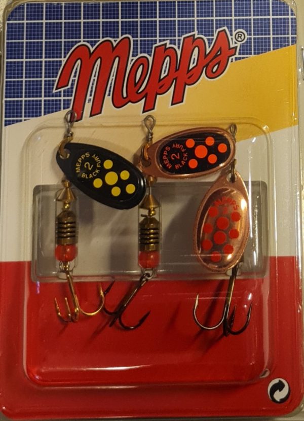 Mepps spinnersett 3stk