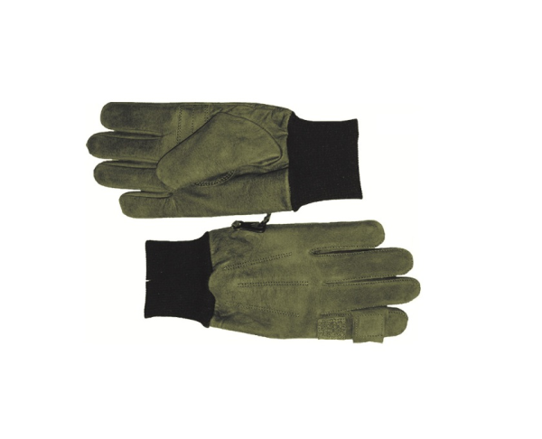 Jakthansker m/H-skytefinger Nubuck behandlet Skinn