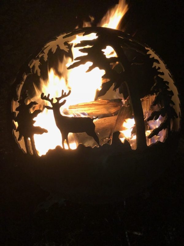 Bålkule Med Viltmotiv, Rust