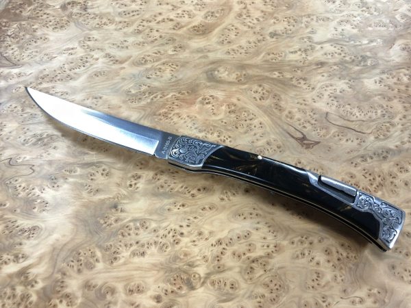 Foldekniv Stål 440C Blad 111x3mm Skaft 130mm