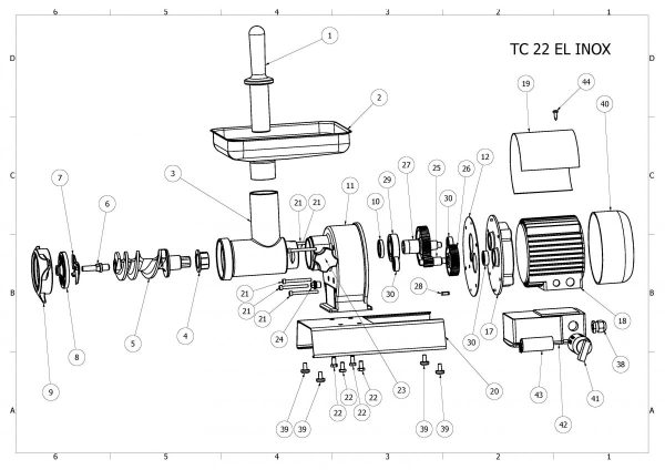 Reservedeler kjøttkver Tre Spade 22