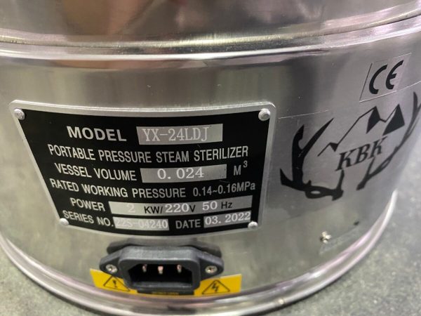Trykkoker For Hermetisering og Sterilisering 24l