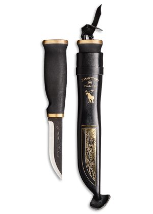 Marttiini Moose Black in wooden box