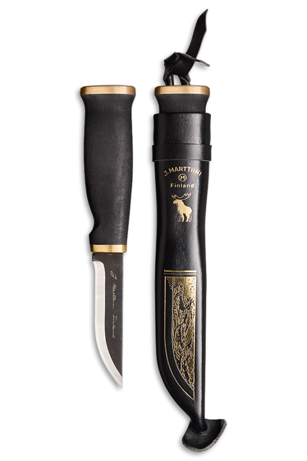 Marttiini Moose Black in wooden box