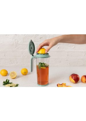 Vakuummugge med juice presser grønn