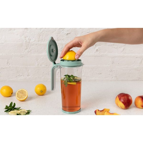 Vakuummugge med juice presser grønn