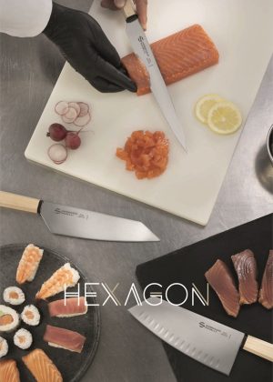 HEXAGON kokkekniver fra Sanelli