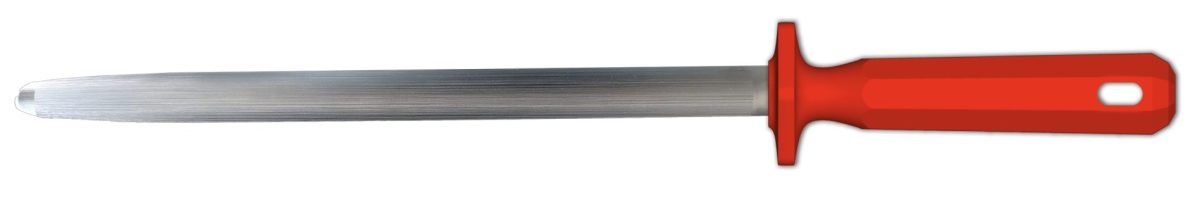 Slipestål / Skjerpestål 30 cm microfine rød | Ambrogio Sanelli